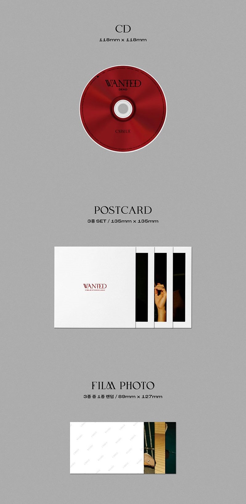 CNBLUE Mini Album Vol. 9 - WANTED (Random Version)
