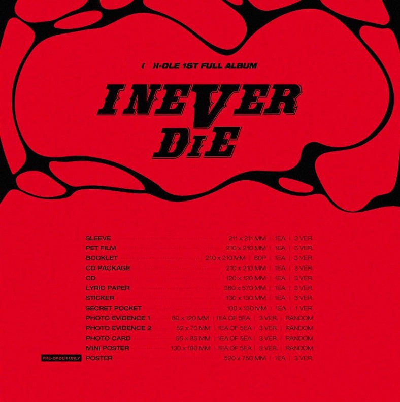 (G)I-DLE Vol. 1 - I NEVER DIE (Random Version)