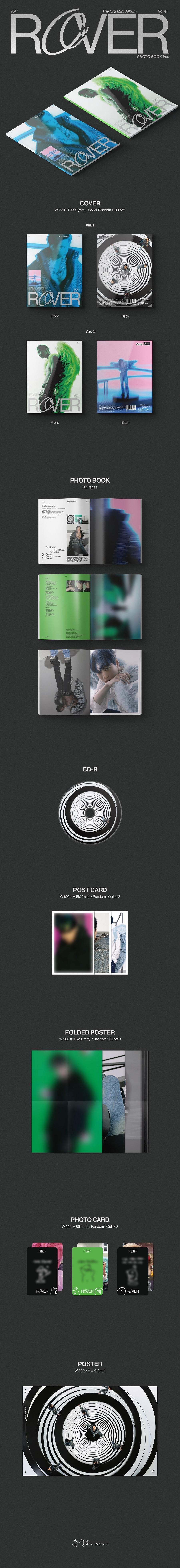EXO: KAI Mini Album Vol. 3 - Rover (Photobook/Sleeve Version)