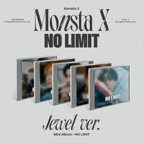 MONSTA X - 10TH MINI ALBUM NO LIMIT (JEWEL VERSION)