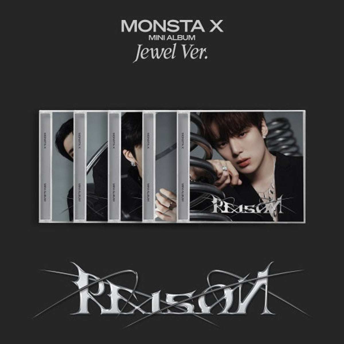 Monsta X Mini Album Vol. 12 - REASON (Jewel Case Version) (Random Version)