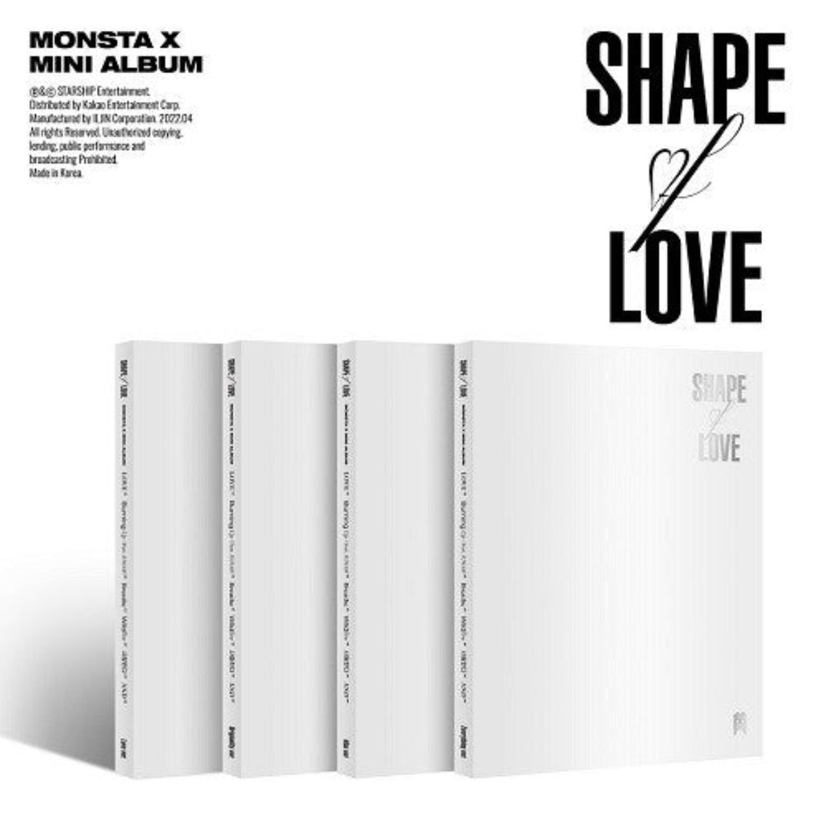Monsta X Mini Album Vol. 11 - SHAPE of LOVE (Random Version)