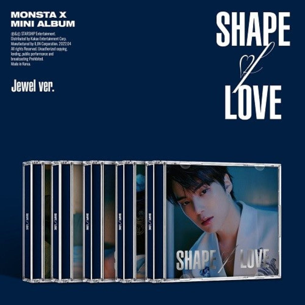 Monsta X Mini Album Vol. 11 - SHAPE of LOVE (Jewel Version)