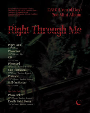 DAY6 (Even of Day) Mini Album Vol. 2 - Right Through Me
