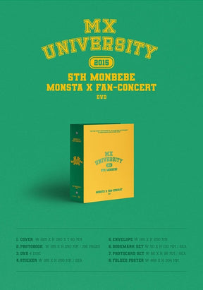 Monsta X - 2021 Fan-Concert MX UNIVERSITY (DVD Version) (Korea Version)
