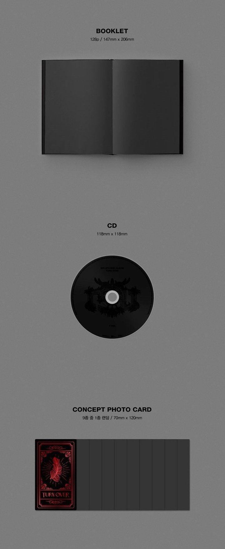 SF9 Mini Album Vol. 9 - TURN OVER (Random Version)