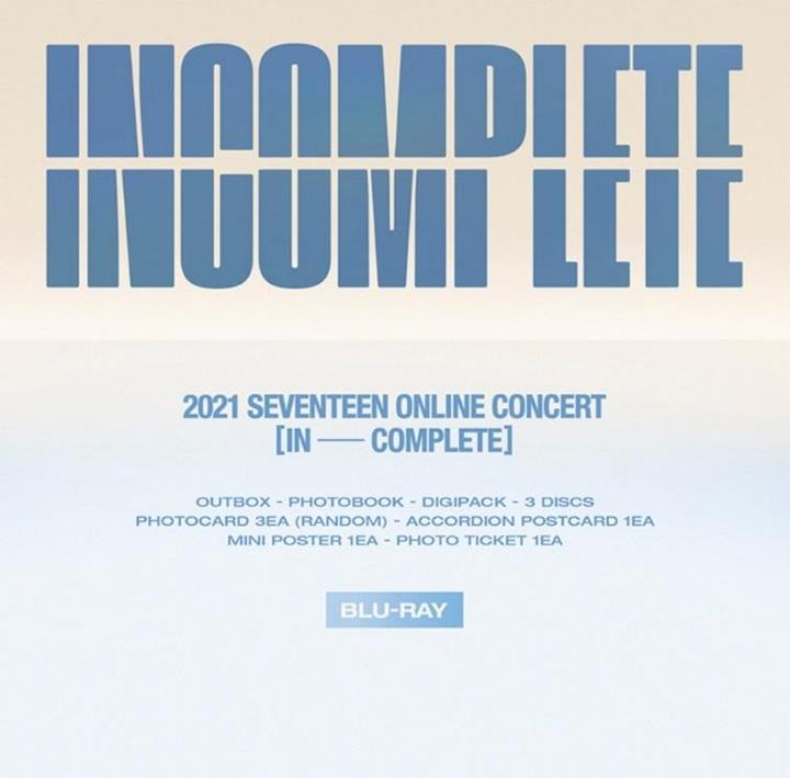 Seventeen 2021 Online Concert IN-COMPLETE (Blu-ray) (Korea Version)