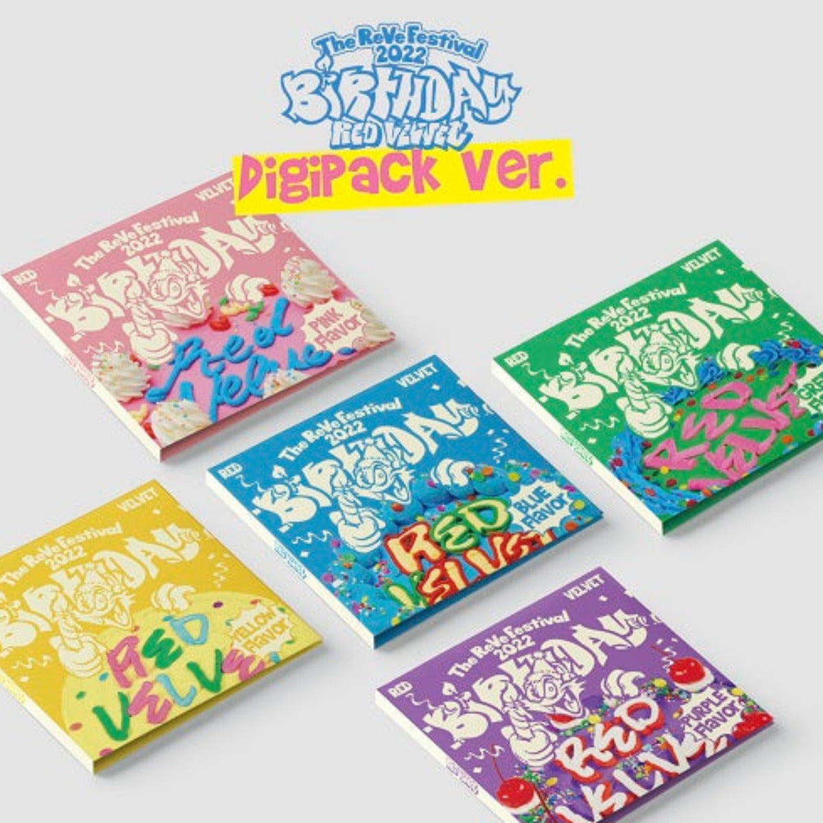 Red Velvet Mini Album Vol. 8 - The ReVe Festival 2022 - Birthday (Digipack Version) (Random Version)