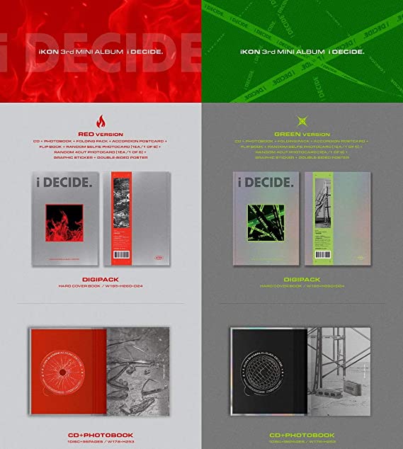 iKON Mini Album Vol. 3 - i DECIDE (Random Version)