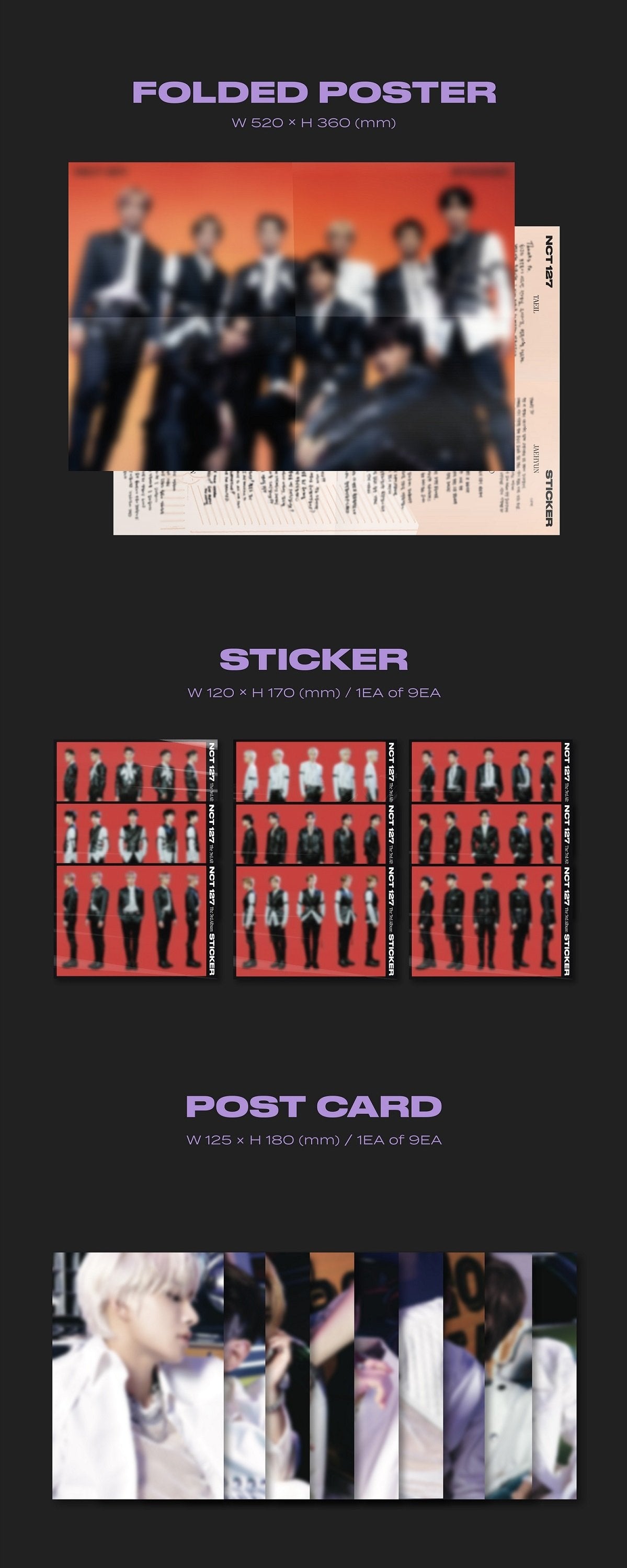 NCT 127 Vol. 3 - STICKER (Photobook/STICKER Version)