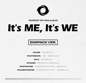 TEMPEST - It’s ME, It's WE (Digipack version) (Compact version)