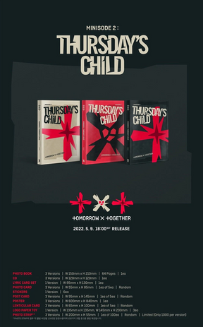 TXT Mini Album Vol. 4 - minisode 2: Thursday's Child (Random Version)
