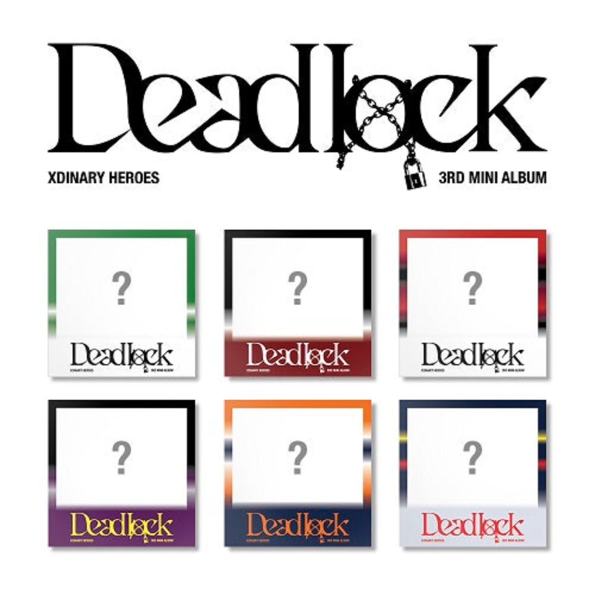 Xdinary Heroes Mini Album Vol. 3 - Deadlock (Compact Version) (Random Version)