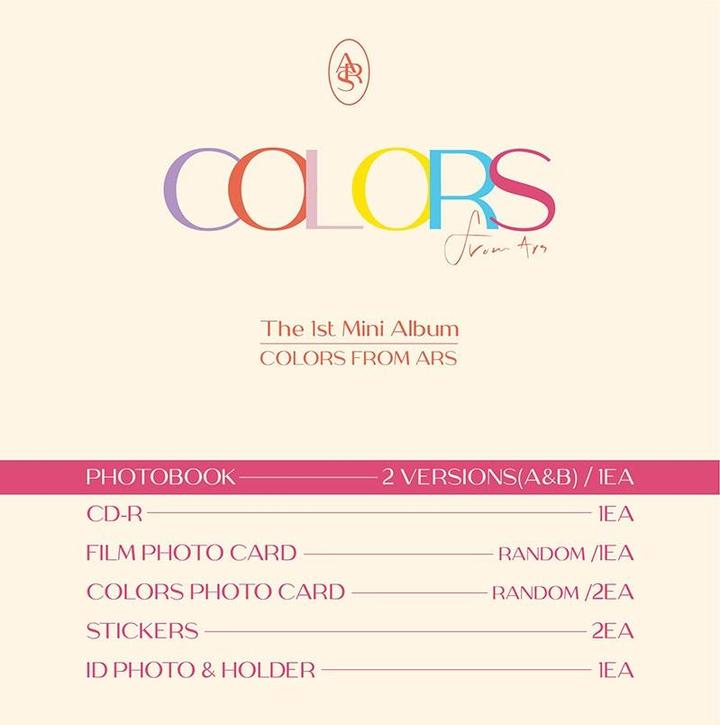 Young Jae Mini Album Vol. 1 - COLORS from Ars (Random Version)